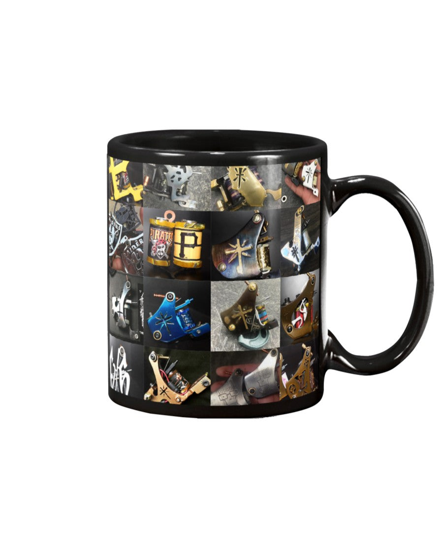 Tattoo Coffee Mug | Tattoo Machine | Drinkware Gift for Tattoo Artist, Tattoo Lover