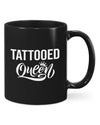 Tattoo Coffee Mug | Tattooed Queen | Drinkware Gift for Tattoo Artist, Tattoo Lover