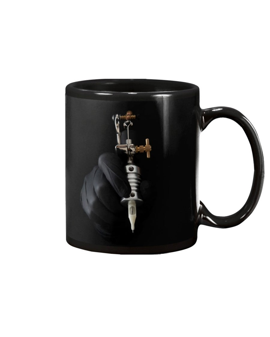 Tattoo Coffee Mug | Tattoo Machine | Drinkware Gift for Tattoo Artist, Tattoo Lover
