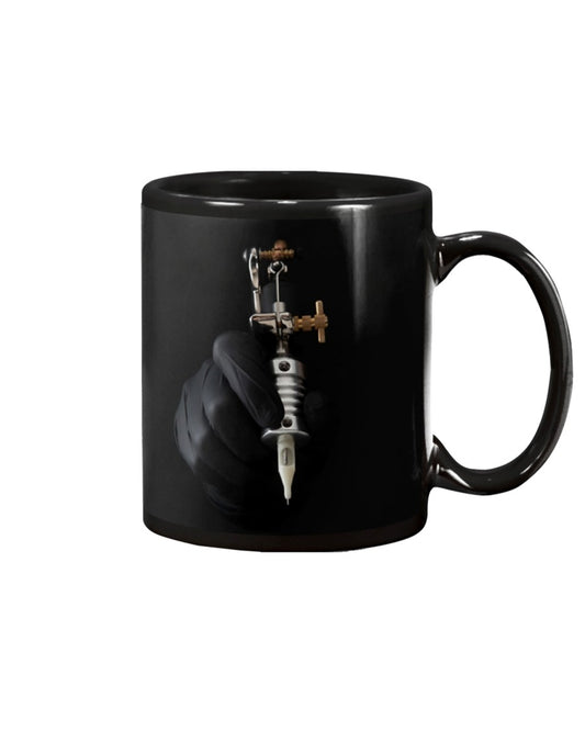 Tattoo Coffee Mug | Tattoo Machine | Drinkware Gift for Tattoo Artist, Tattoo Lover