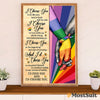 LGBT Gay Pride Month Poster Room Wall Art | Couple I Choose You