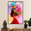 African American Afro Poster | Gift for Black Girl | Juneteenth Day Room Wall Art - Beautiful Mind