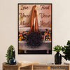 African American Afro Poster | Gift for Black Girl | Juneteenth Day Room Wall Art - Find Your Soul