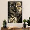 African American Afro Poster | Gift for Black Girl | Juneteenth Day Room Wall Art - Black Woman Potrait
