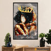 African American Afro Poster | Gift for Black Girl | Juneteenth Day Room Wall Art - Black Queen Afro