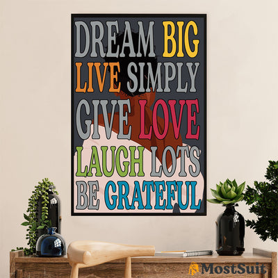 African American Afro Poster | Gift for Black Girl | Juneteenth Day Room Wall Art - DreamBig