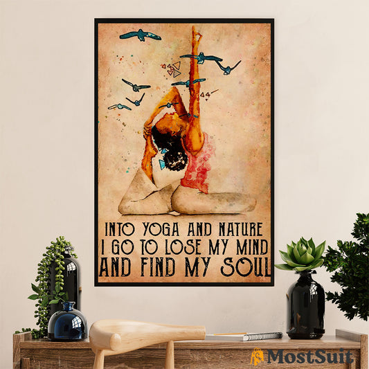 African American Afro Poster | Gift for Black Girl | Juneteenth Day Room Wall Art - Yoga And Nature