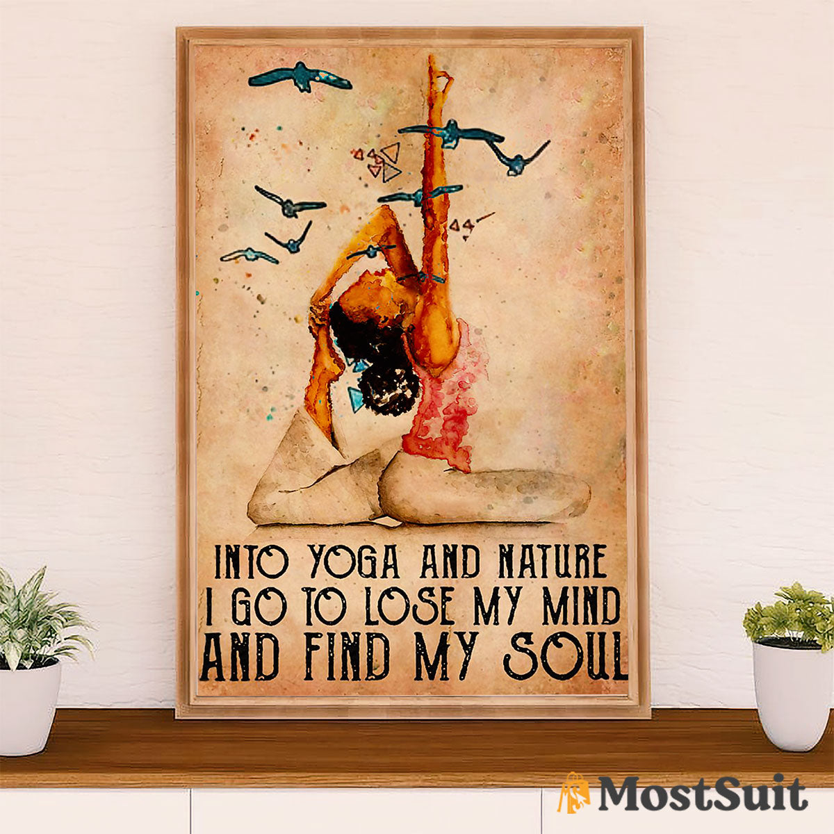 African American Afro Poster | Gift for Black Girl | Juneteenth Day Room Wall Art - Yoga And Nature