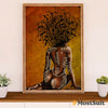 African American Afro Poster | Gift for Black Girl | Juneteenth Day Room Wall Art - Strong Bold Enough