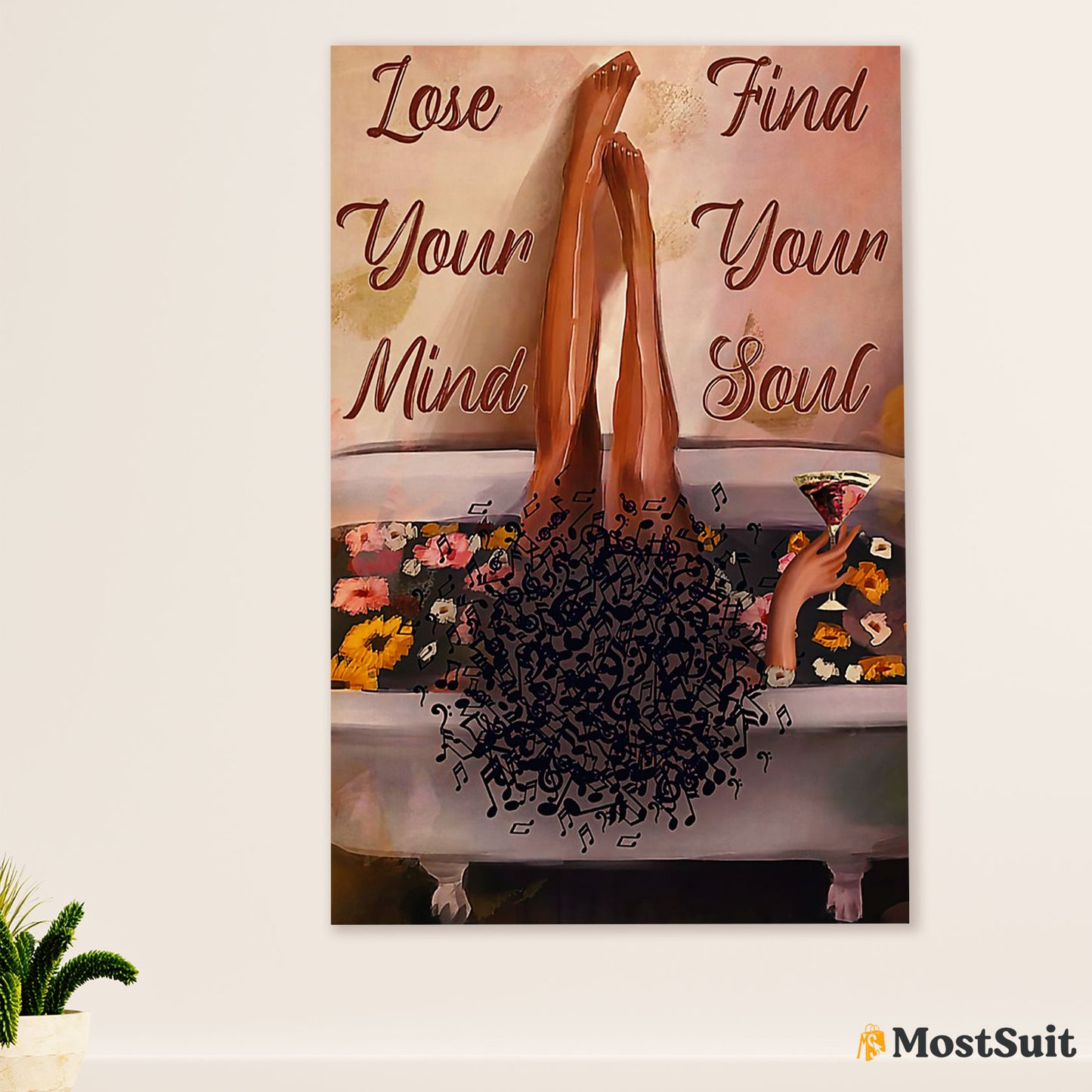 African American Afro Poster | Gift for Black Girl | Juneteenth Day Room Wall Art - Find Your Soul