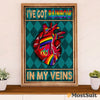 LGBT Gay Pride Month Poster Room Wall Art | Heart Rainbow LGBT