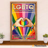LGBT Gay Pride Month Poster Room Wall Art | LGBTQ Equality And Diversity