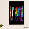 LGBT Gay Pride Month Poster Room Wall Art | Be Kind