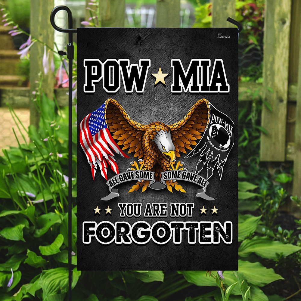 Pow Mia You Are Not Forgotten. Proud Veteran Flag