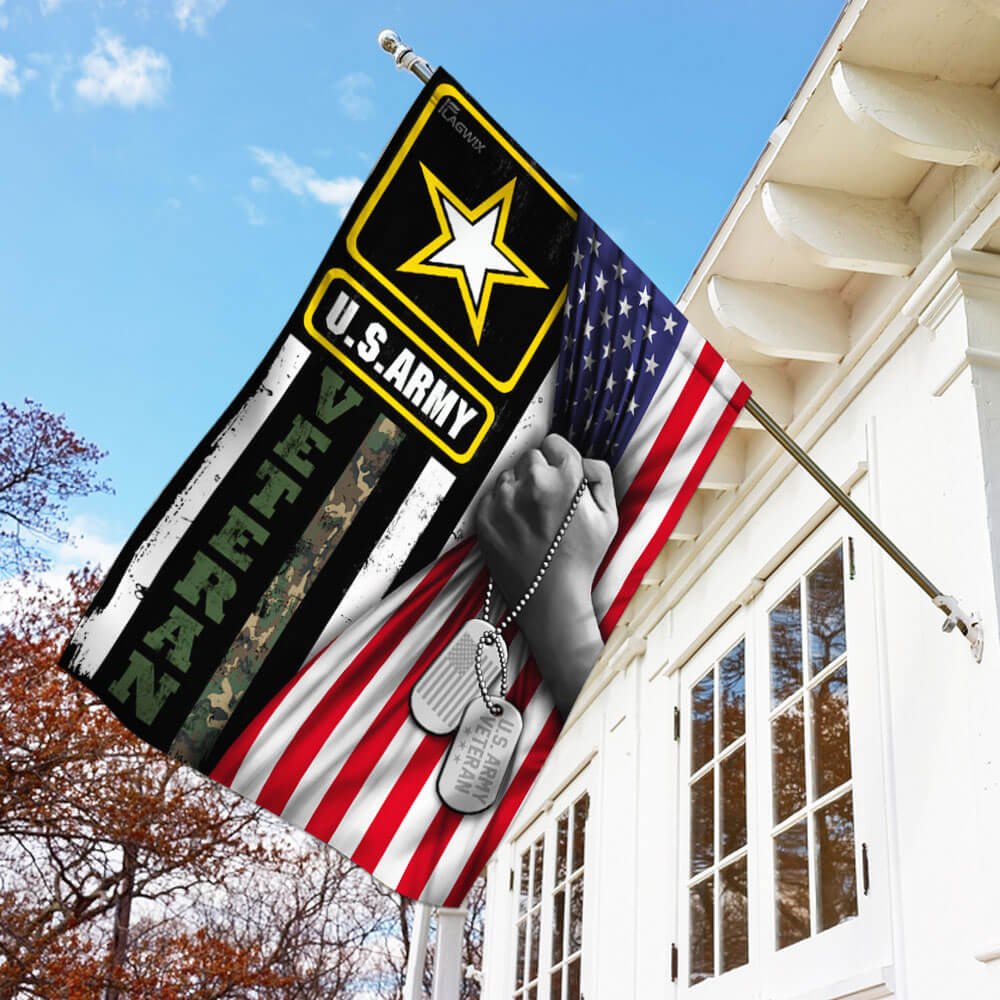 United States Army Veteran America Flag