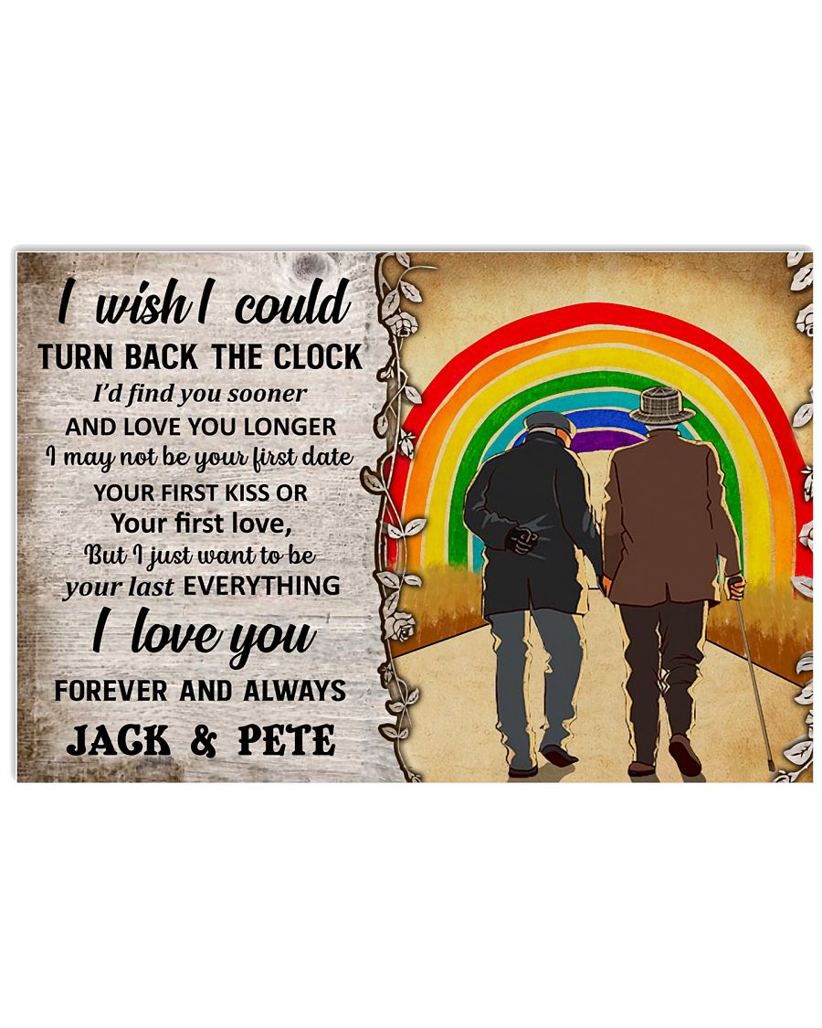 Custom lgbt I love you personalized name