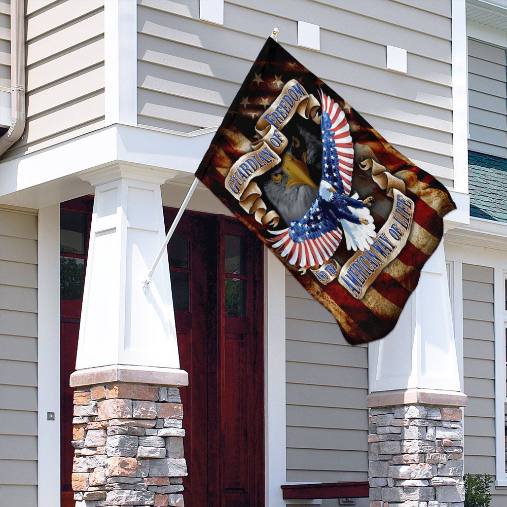 American Eagle. Guardian Of Freedom Flag