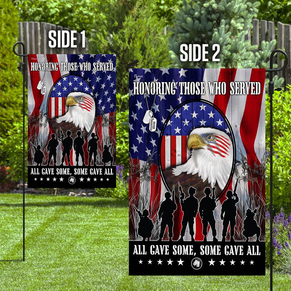 Military Honor Veteran Patriotic Flag