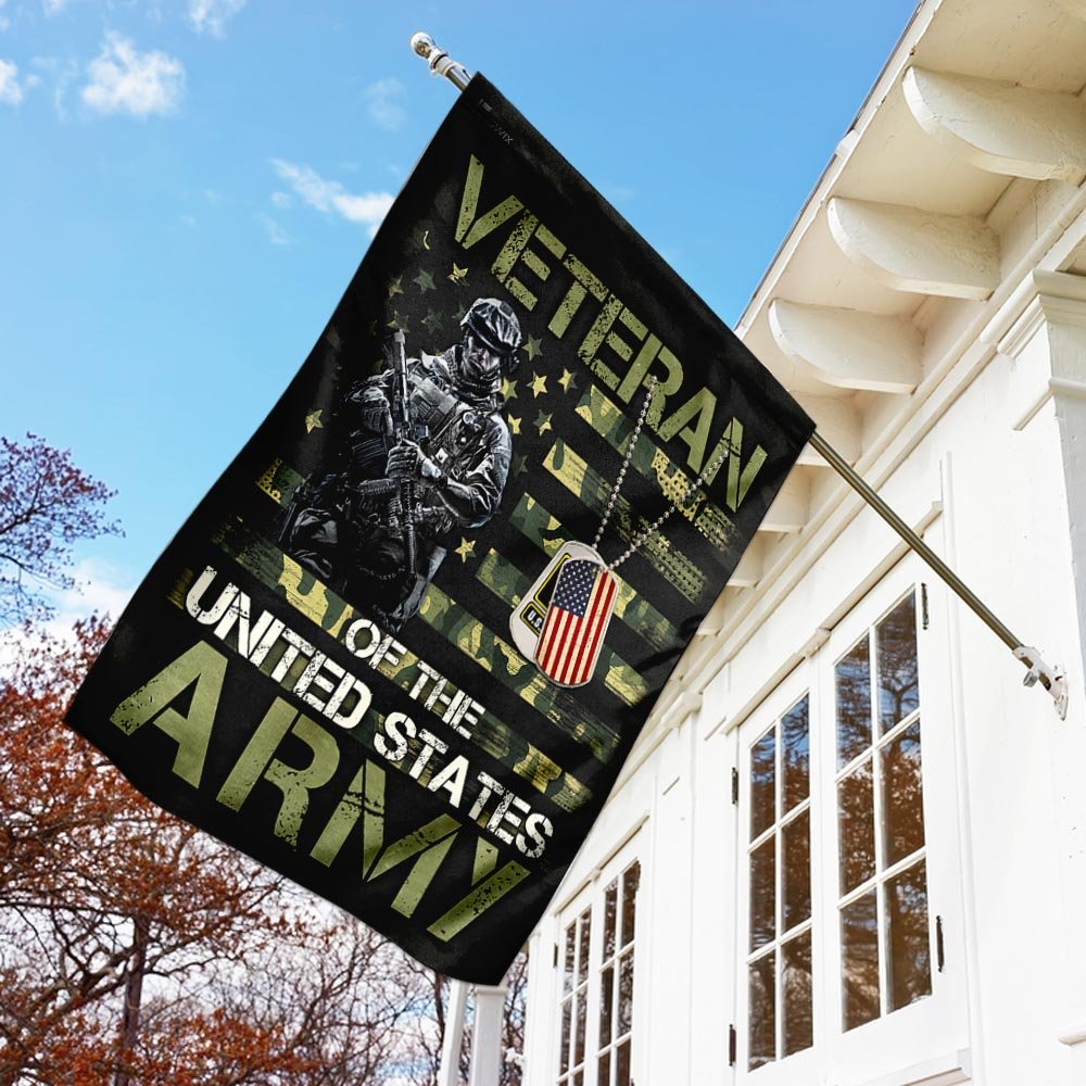Veteran of the United States Army Flag