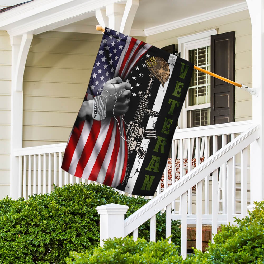 Forever The Title U.S Veteran Flag