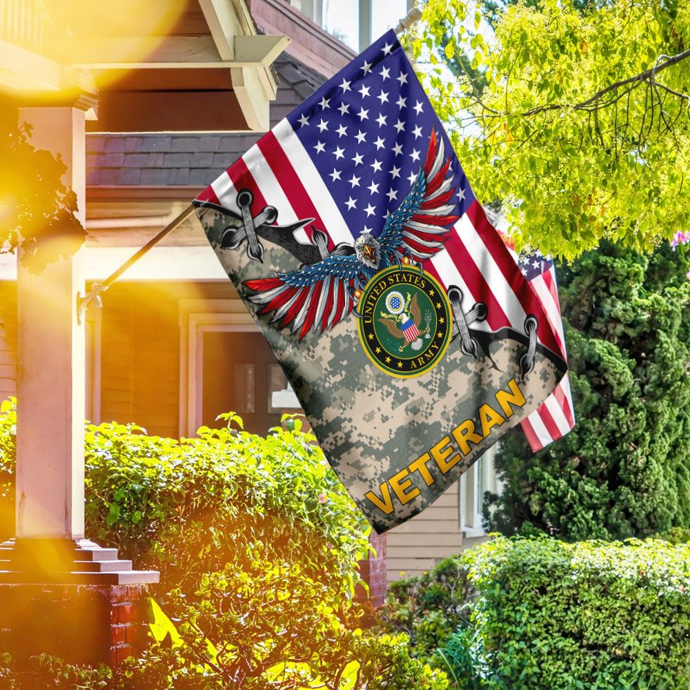 United States Army Veteran American US Flag