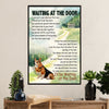 Cute Pembroke Welsh Corgi Poster Print | Memorial Dog | Wall Art Gift for Corgi Lover