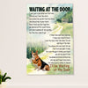 Cute Pembroke Welsh Corgi Poster Print | Memorial Dog | Wall Art Gift for Corgi Lover