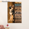 German Shepherd Canvas Prints | Your Friend | Wall Art Gift for Shepherd Dog Lover