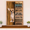 Chihuahua Canvas Wall Art Prints | Your Friend | Gift for Chihuahua Dog Lover