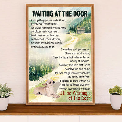 Chihuahua Poster Print | Dog Memorial | Wall Art Gift for Chihuahua Lover, Mom Dad
