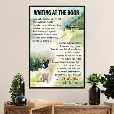 French Bulldog Poster Print | Dog Memorial | Wall Art Gift for French Bulldog Lover, Mom Dad