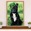 French Bulldog Canvas Wall Art Prints | St.Patrick's Day | Gift for French Bulldog Dog Lover