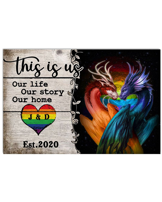 LGBT - Dragon This is Us Poster