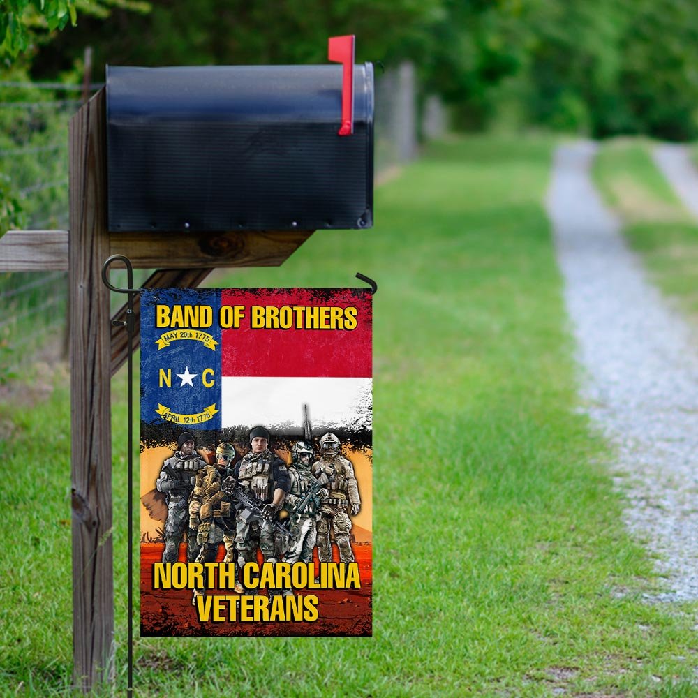 Band Of Brothers North Carolina Veterans Flag