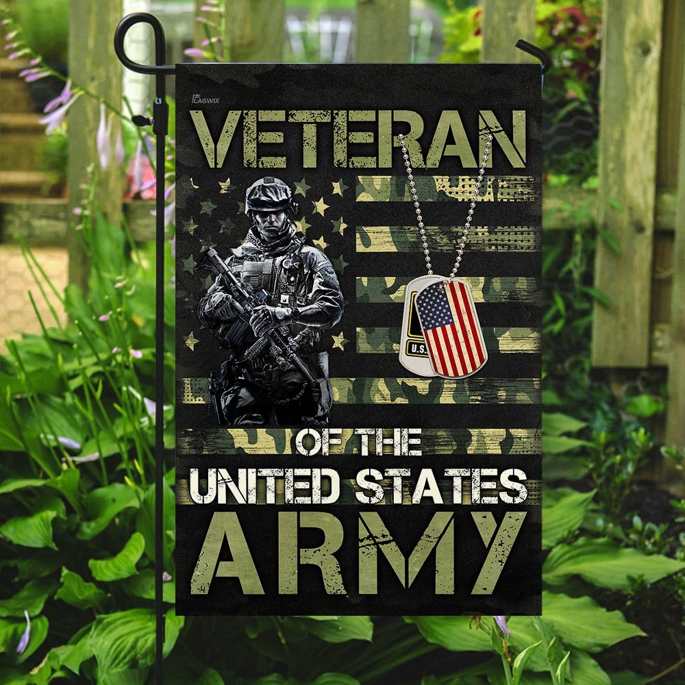 Veteran of the United States Army Flag