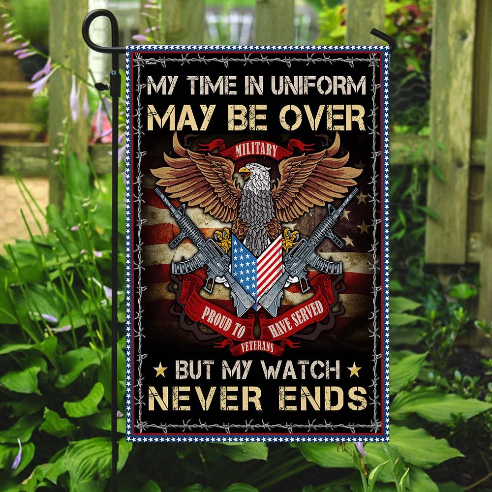 Military Veteran - Proud To Have Served Flag