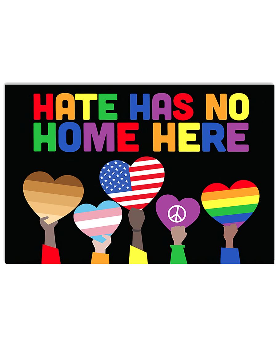 LGBT - Hate - No Home Poster Custom