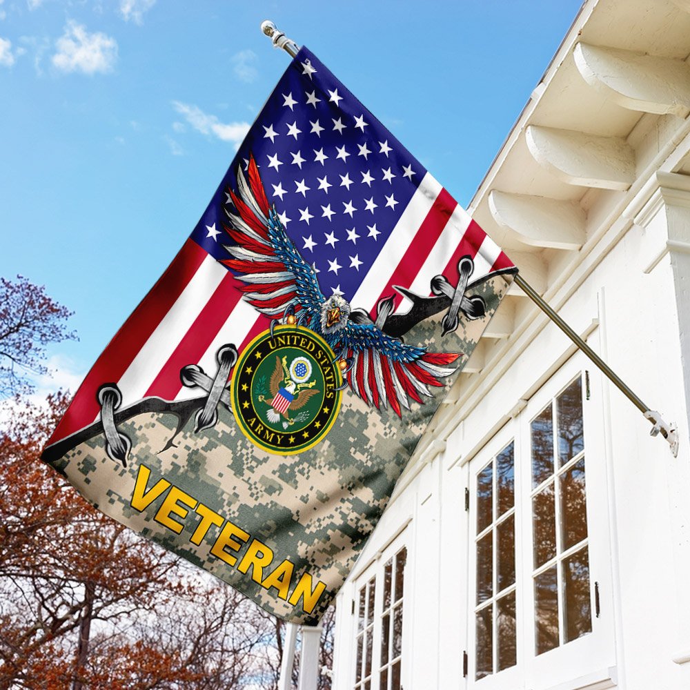 United States Army Veteran American US Flag