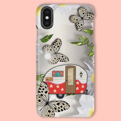 Camping Phone Cases | Butterfly Motorhome | iPhone/Samsung Case - Gift for Campers