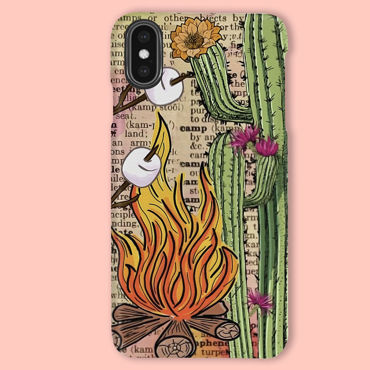 Camping Phone Cases | Marshmallow Campfire | iPhone/Samsung Case - Gift for Campers