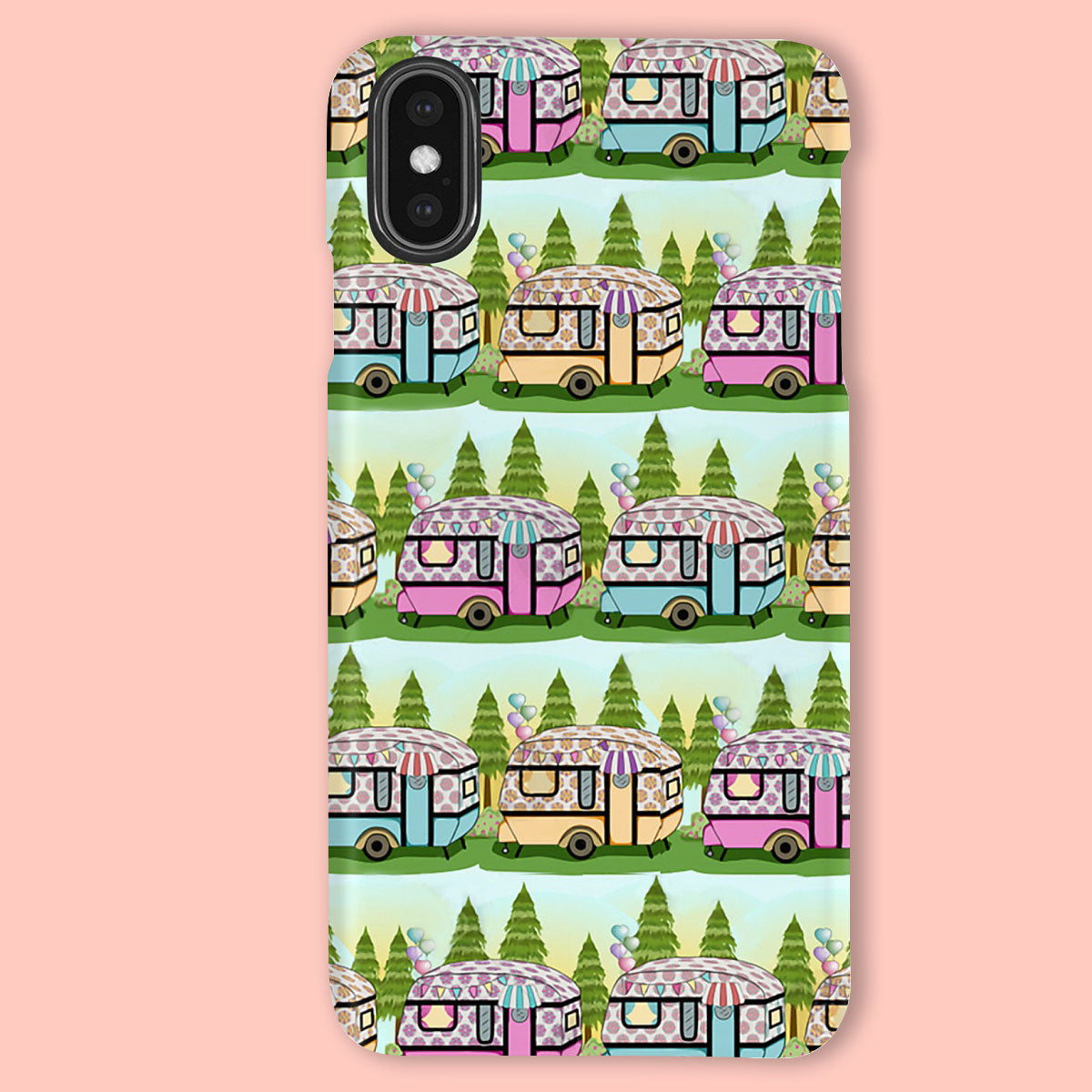 Camping Phone Cases | Cute Motorhome | iPhone/Samsung Case - Gift for Campers