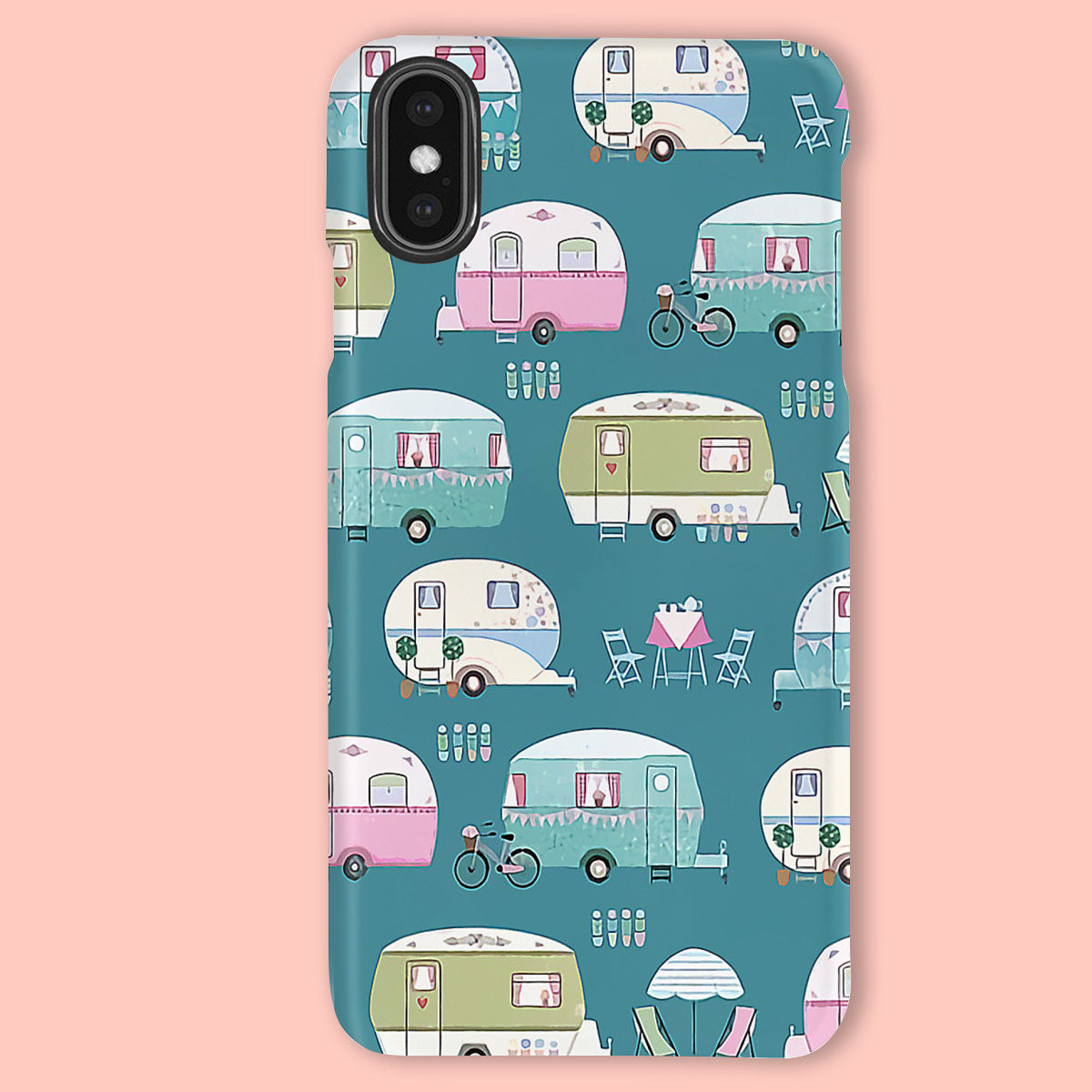 Camping Phone Cases | Cute Motorhome | iPhone/Samsung Case - Gift for Campers