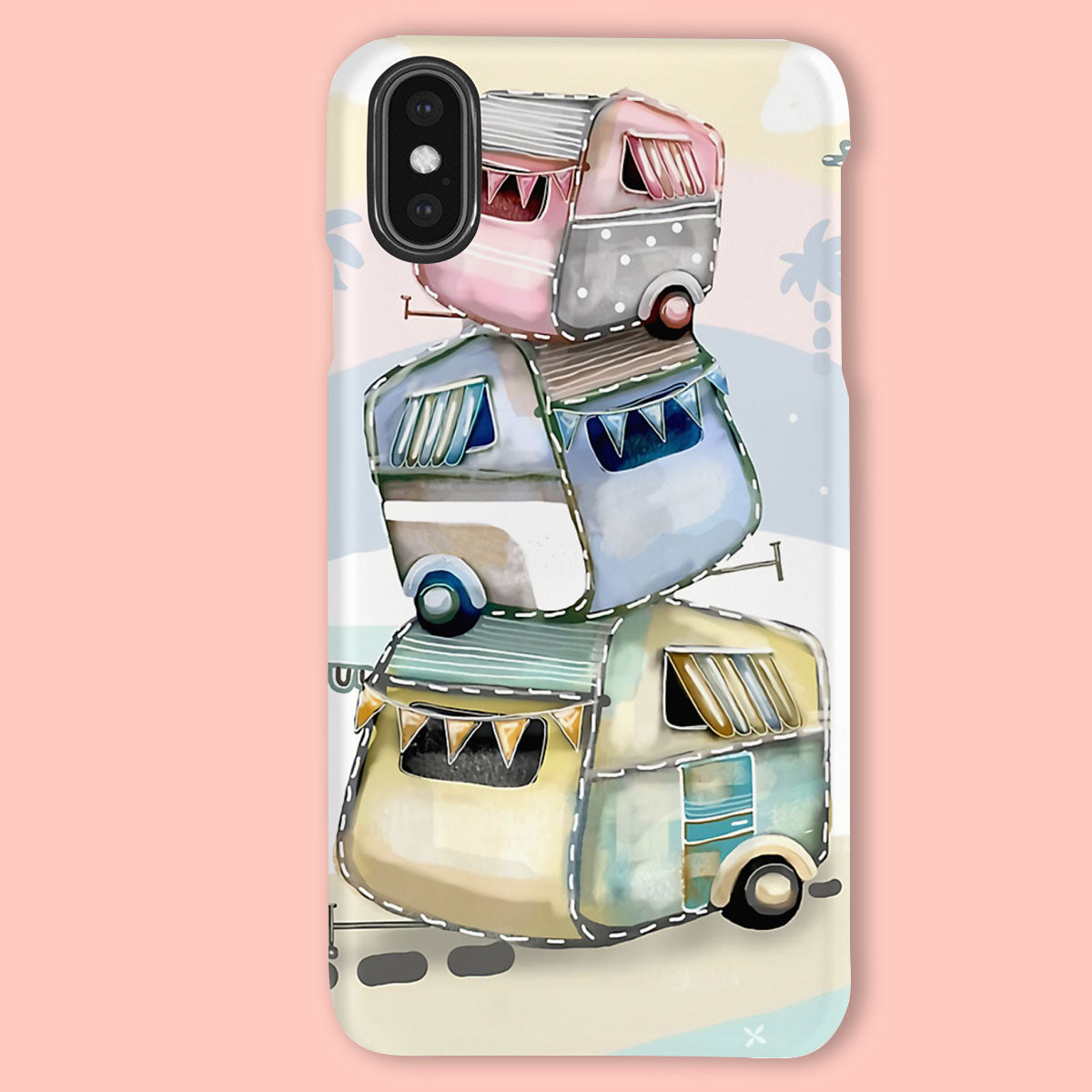 Camping Phone Cases | Cute Motorhome | iPhone/Samsung Case - Gift for Campers