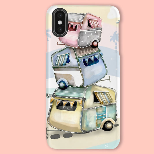 Camping Phone Cases | Cute Motorhome | iPhone/Samsung Case - Gift for Campers