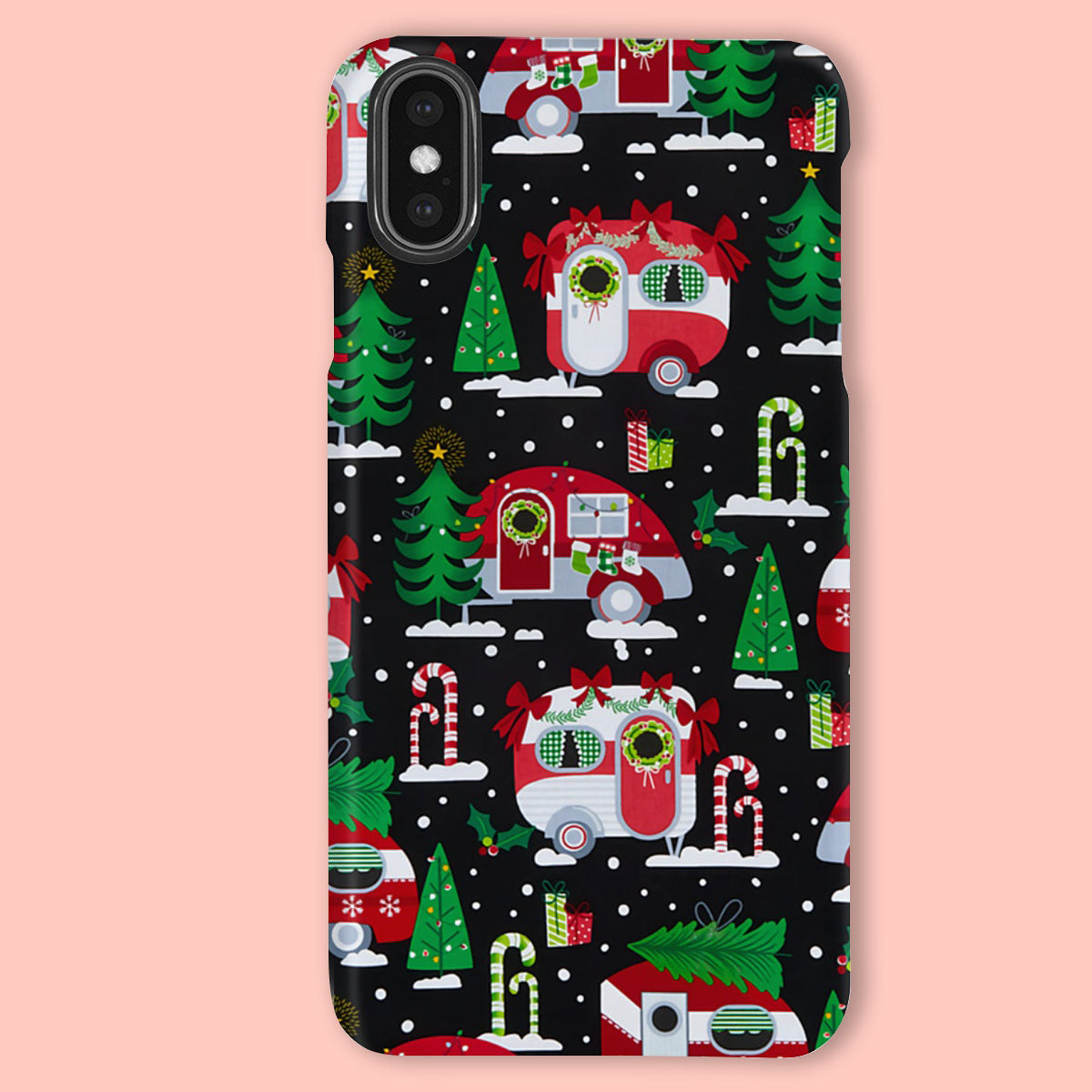 Camping Phone Cases | Christmas Motorhome | iPhone/Samsung Case - Gift for Campers