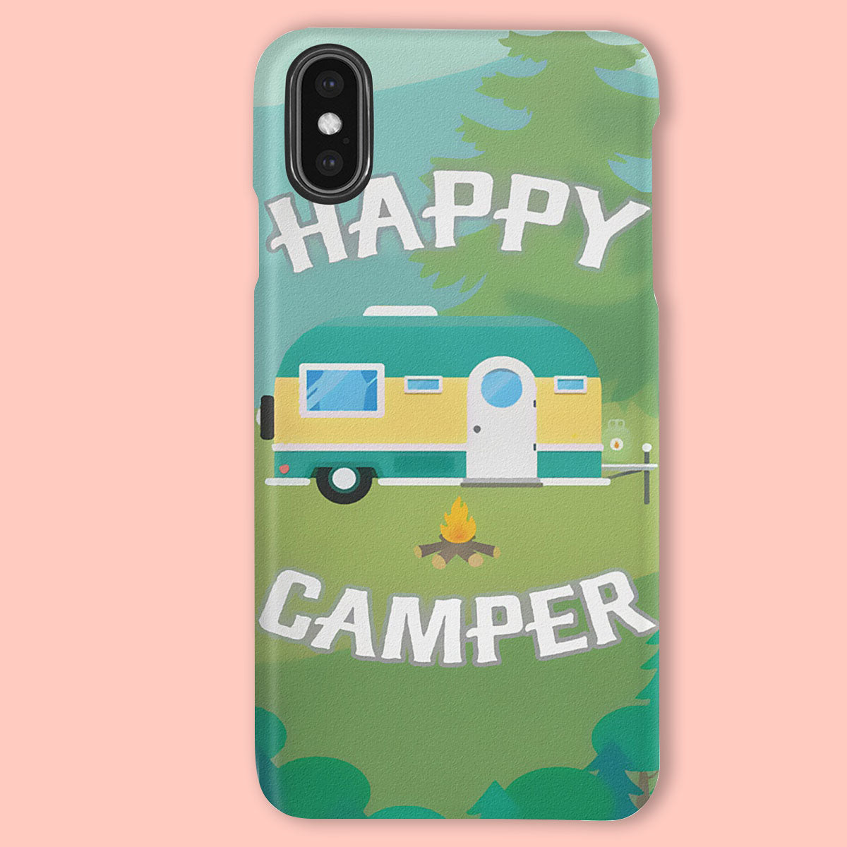 Camping Phone Cases | Happy Camper | iPhone/Samsung Case - Gift for Campers