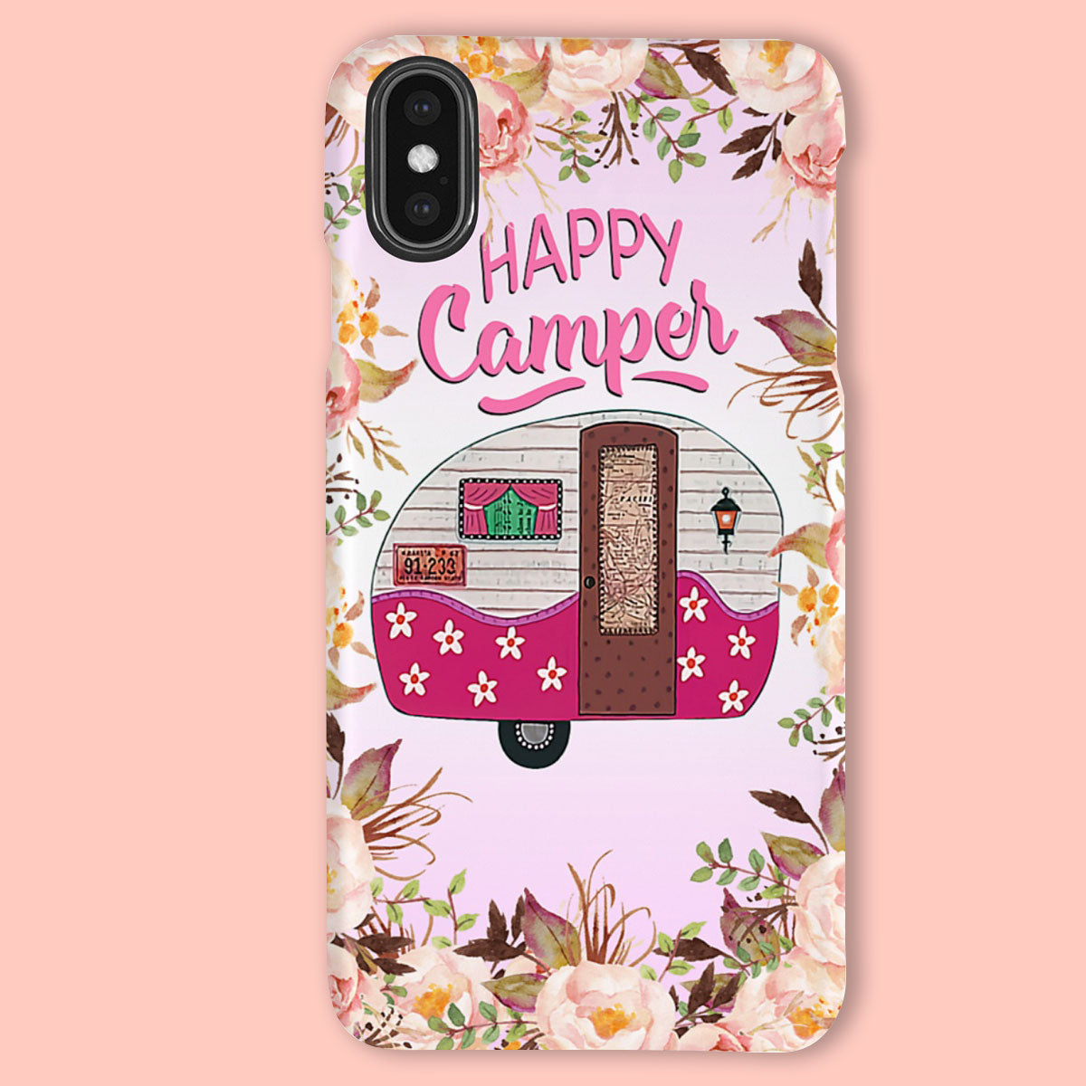 Camping Phone Cases | Pink Flowers | iPhone/Samsung Case - Gift for Campers