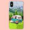 Camping Phone Cases | Mountain & Motorhome | iPhone/Samsung Case - Gift for Campers