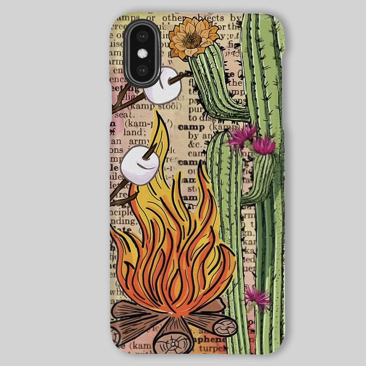 Camping Phone Cases | Marshmallow Campfire | iPhone/Samsung Case - Gift for Campers