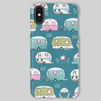 Camping Phone Cases | Cute Motorhome | iPhone/Samsung Case - Gift for Campers
